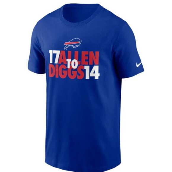 Nike Allen to Diggs Buffalo Bills Tee NWT Large - Picture 1 of 3